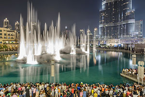 The Dubai Fountain Rising