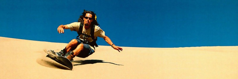 Sandboarding homok deszka dubaj